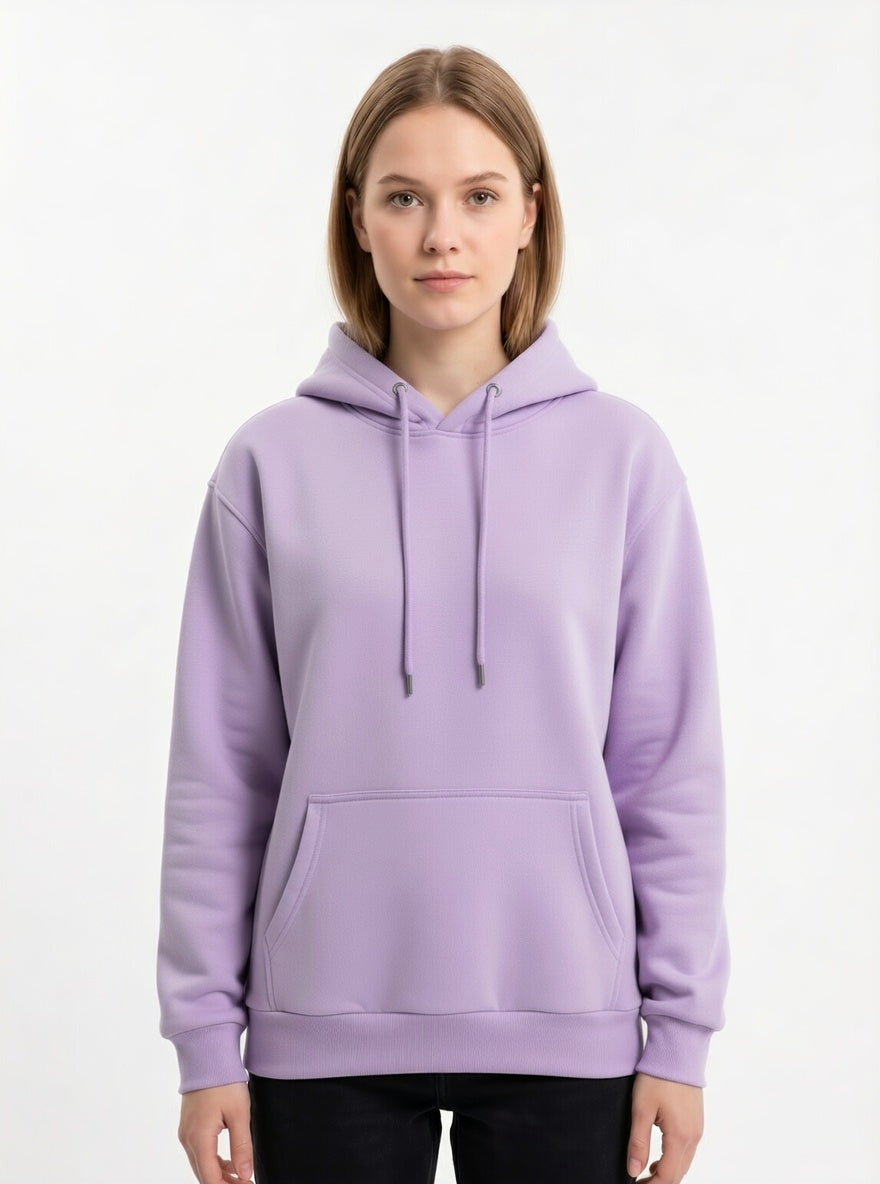 Hoodie Essential Minimalist Lila