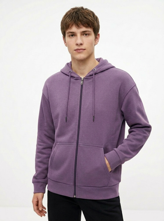 Chaqueta Essential Full-Zip Púrpura