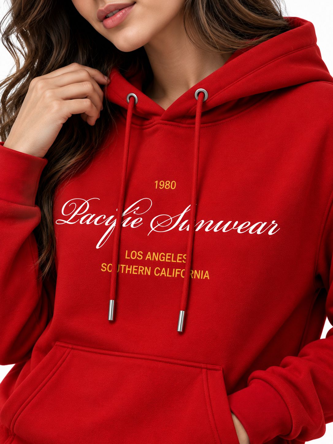 Hoodie Pacific Sunwear Red