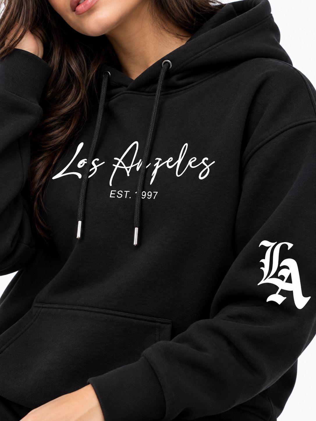 Hoodie Unisex Los Angeles EST. 1997 Black