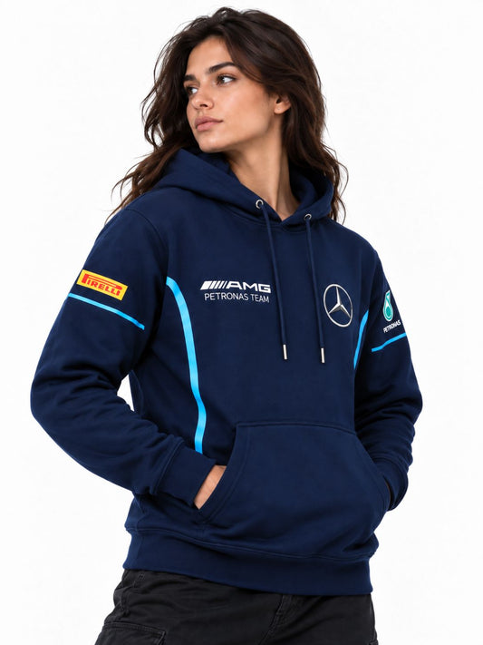 Hoodie Unisex Mercedes-AMG Petronas Navy Racing