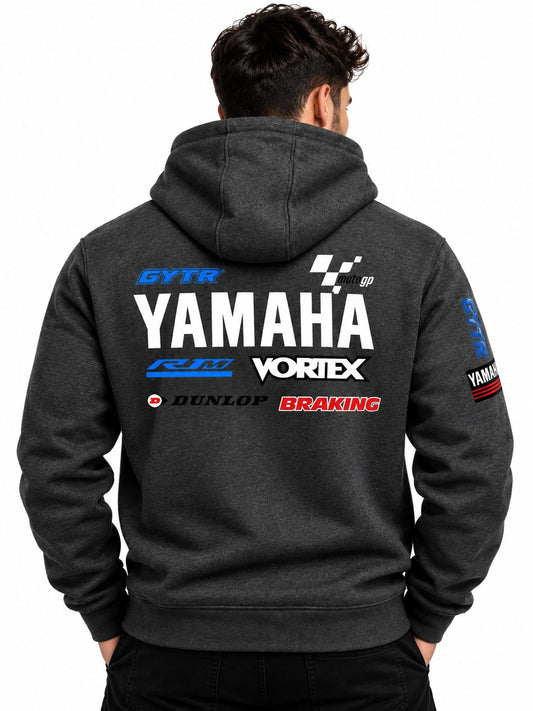 Hoodie Unisex Yamaha Racing Dark Grey