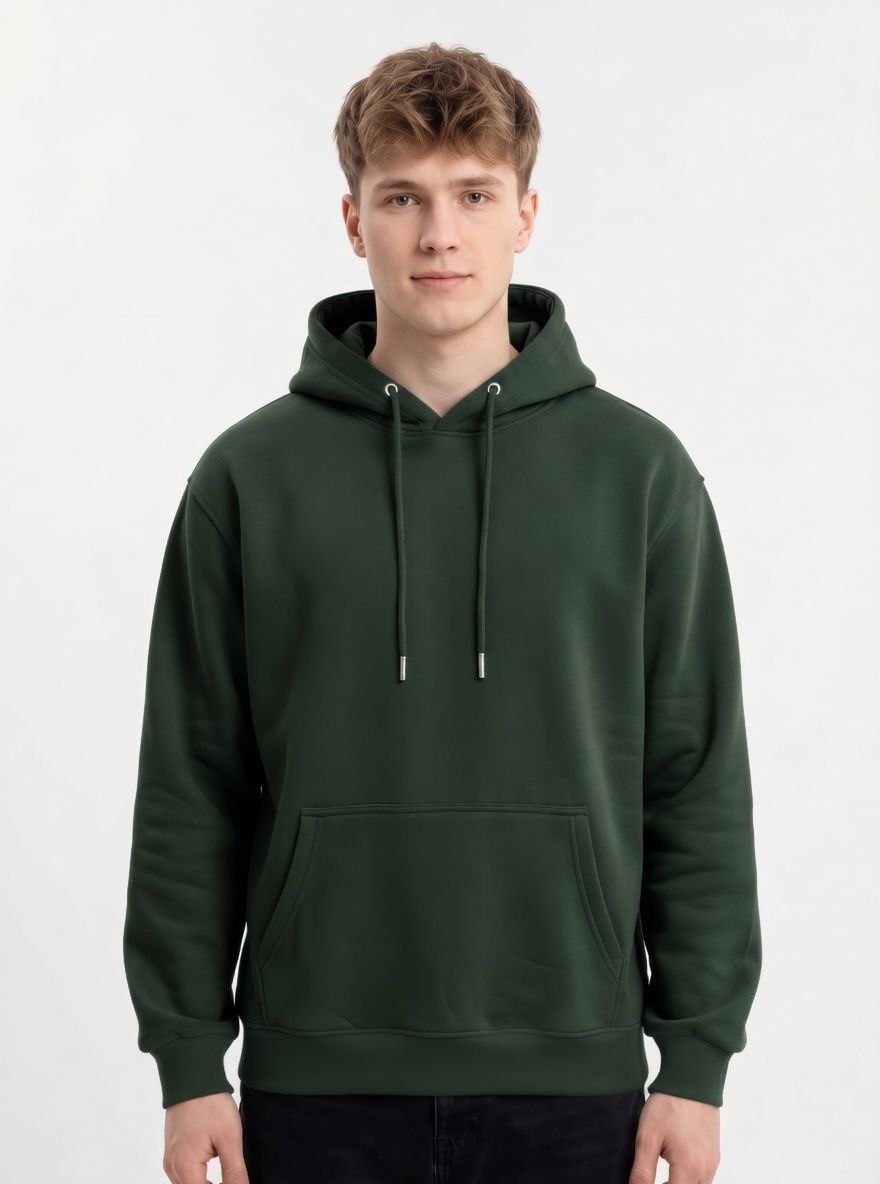 Hoodie Essential Minimalist Hoja Seca