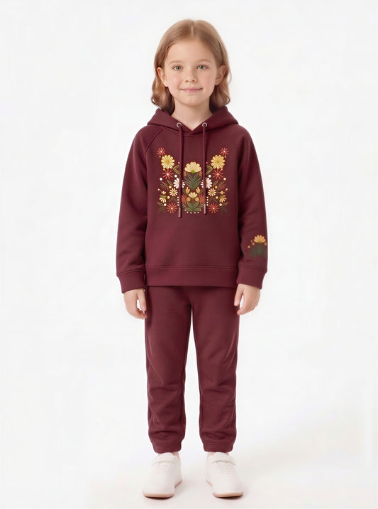 Conjunto Bordado Borgoña