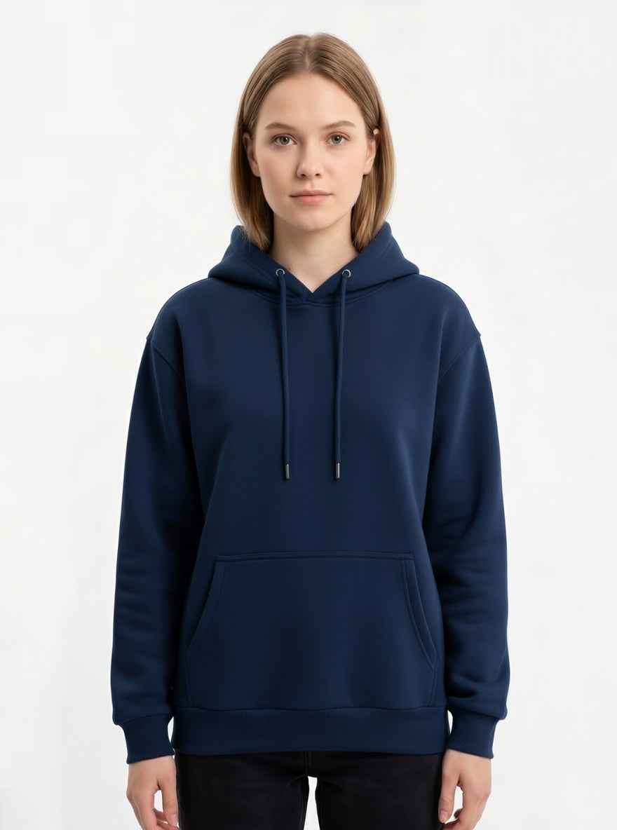 Hoodie Essential Minimalist Navy