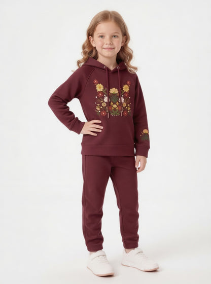 Conjunto Floral Borgoña