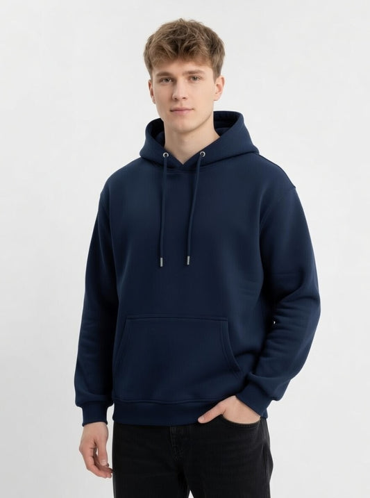 Hoodie Essential Minimalist Navy