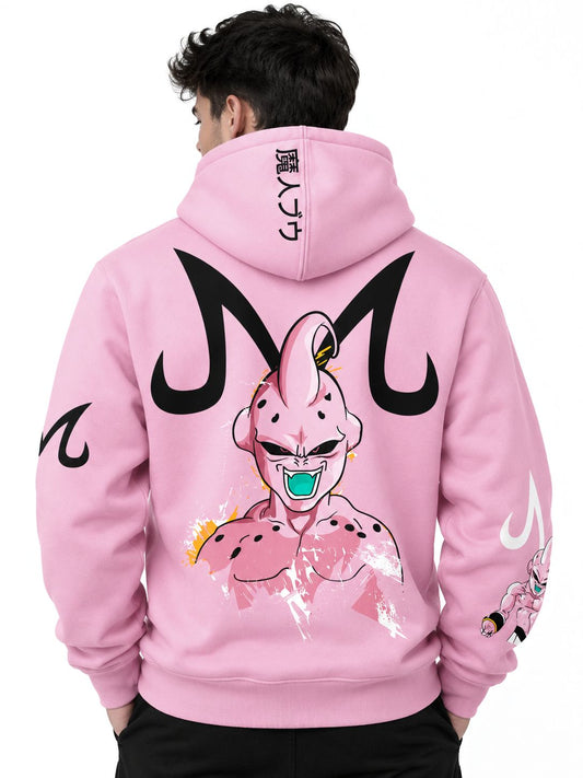 Hoodie Unisex Majin Buu Kid Pink