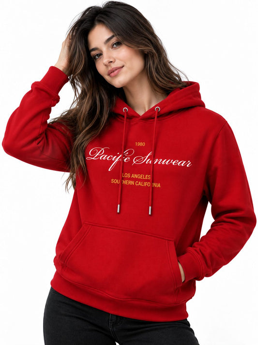 Hoodie Pacific Sunwear Red