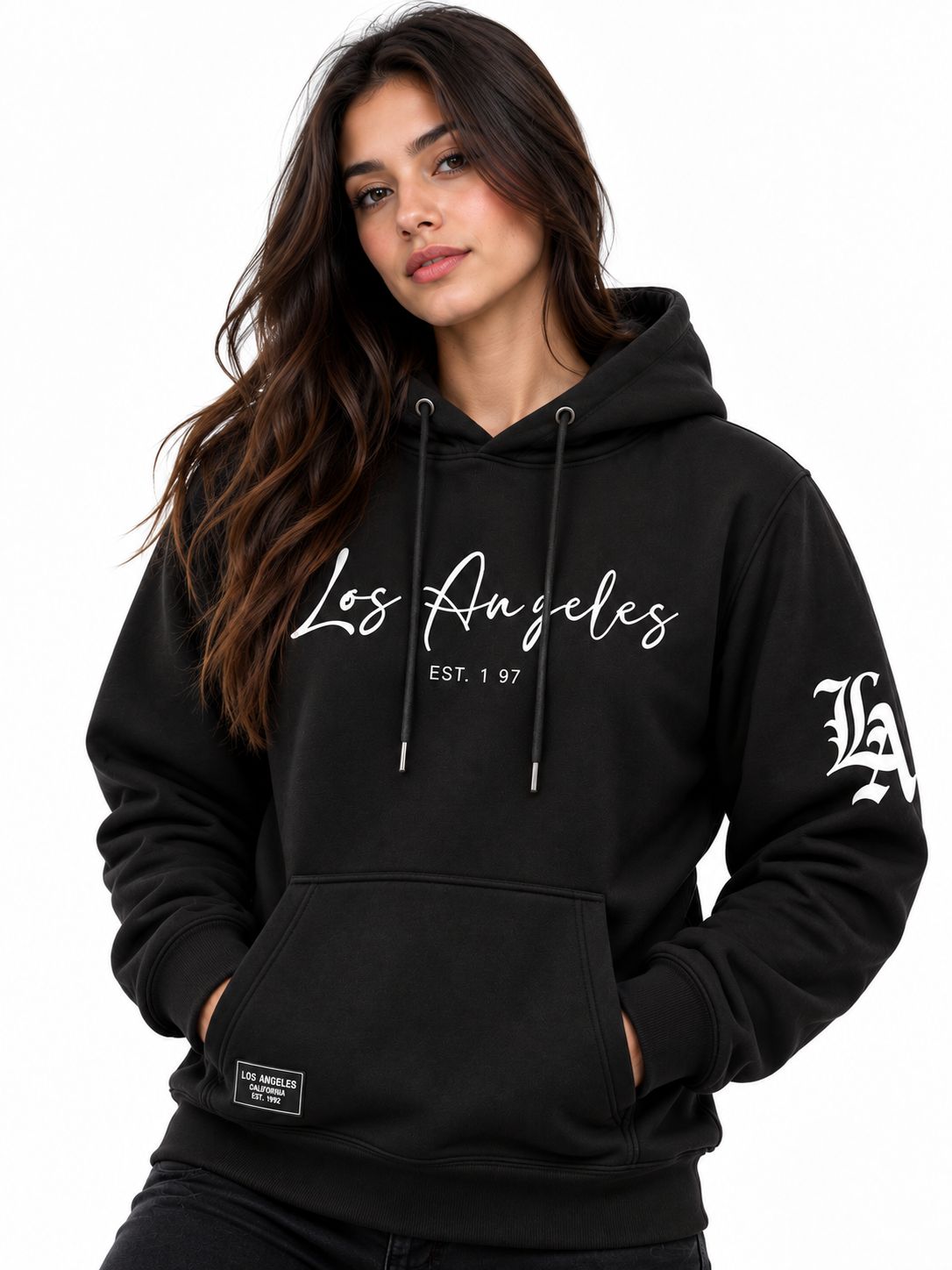 Hoodie Unisex Los Angeles EST. 1997 Black