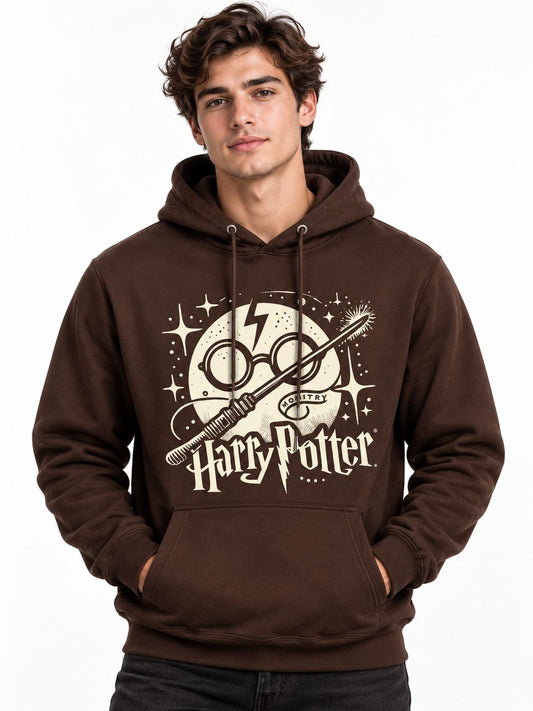 Hoodie Unisex Harry Potter Magic Brown
