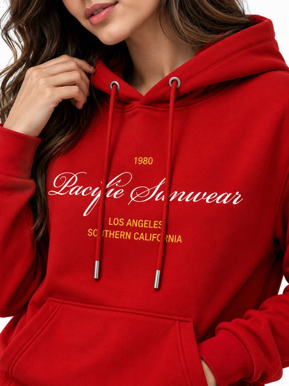 Hoodie Pacific Sunwear Red