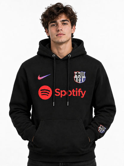 Hoodie Unisex FC Barcelona Black Edition