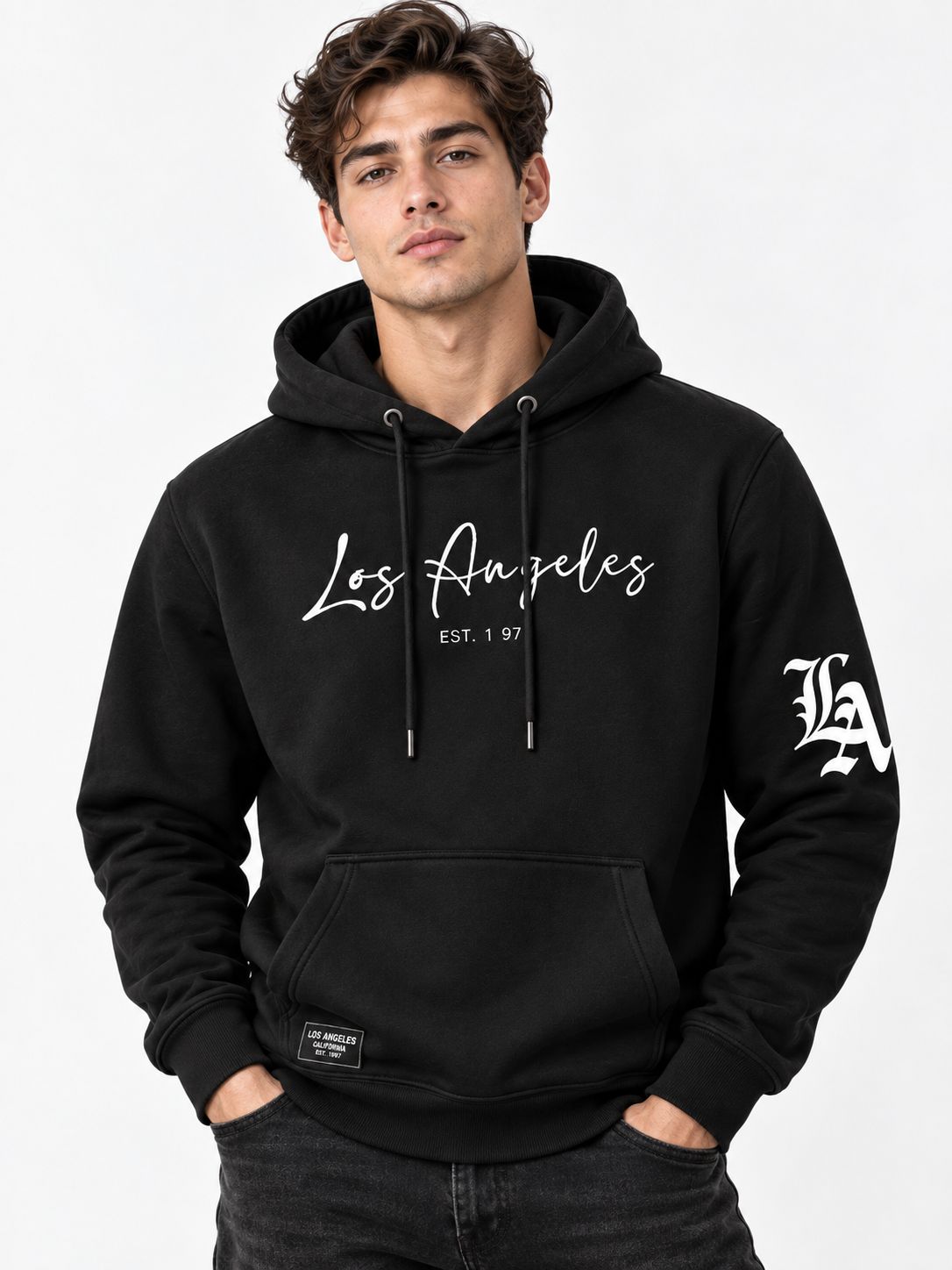 Hoodie Unisex Los Angeles EST. 1997 Black