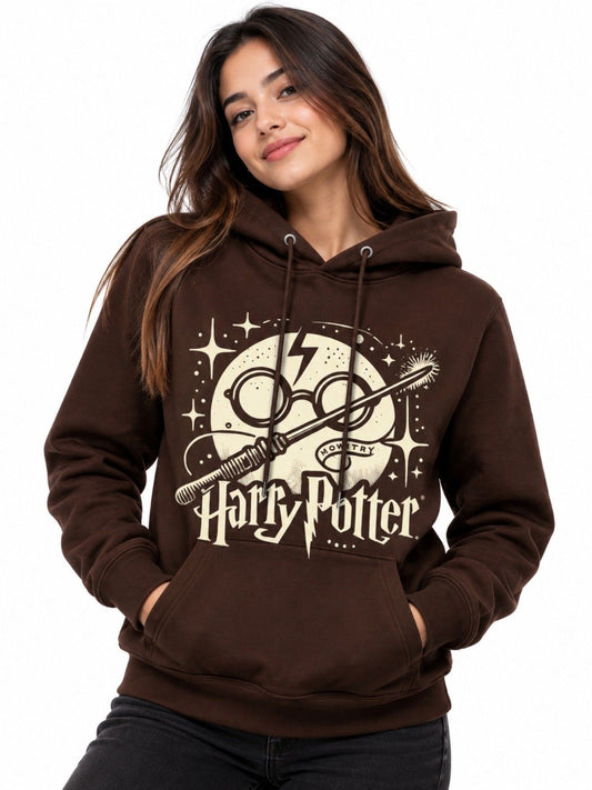Hoodie Unisex Harry Potter Magic Brown