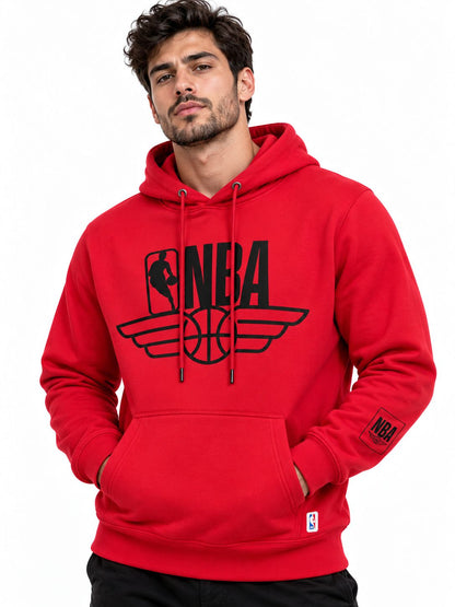Hoodie Unisex NBA Wings Red