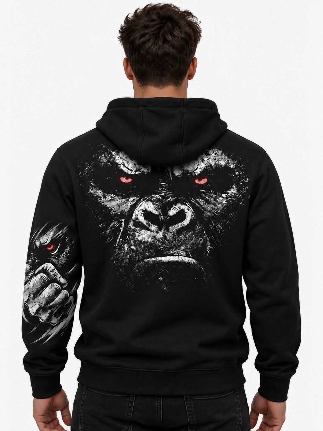 Hoodie Savage Gorilla Black