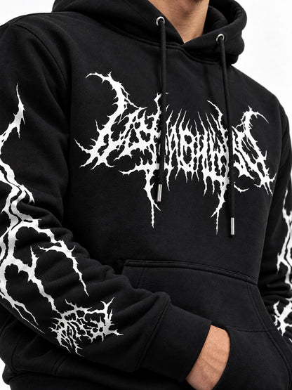 Hoodie Unisex Dark Heavy Metal Black