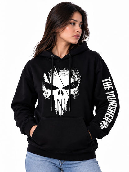 Hoodie Unisex The Punisher Black