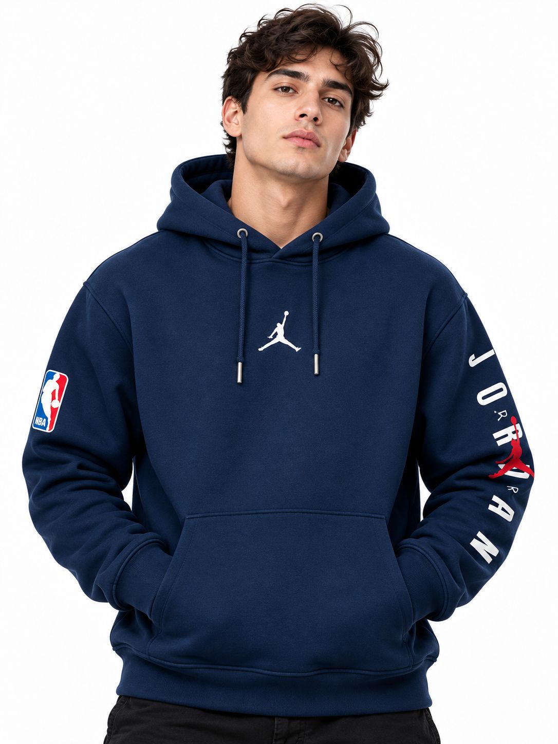 Hoodie Unisex Air Jordan Navy